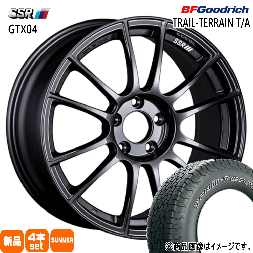 トヨタ RAV4/マツダ CX-5 CX-8/日産 T32エクストレイル BFグッドリッチ 225/65R17 102T TRAIL-TERRAIN T/A 夏用 サマータイヤ GTX04 17インチ