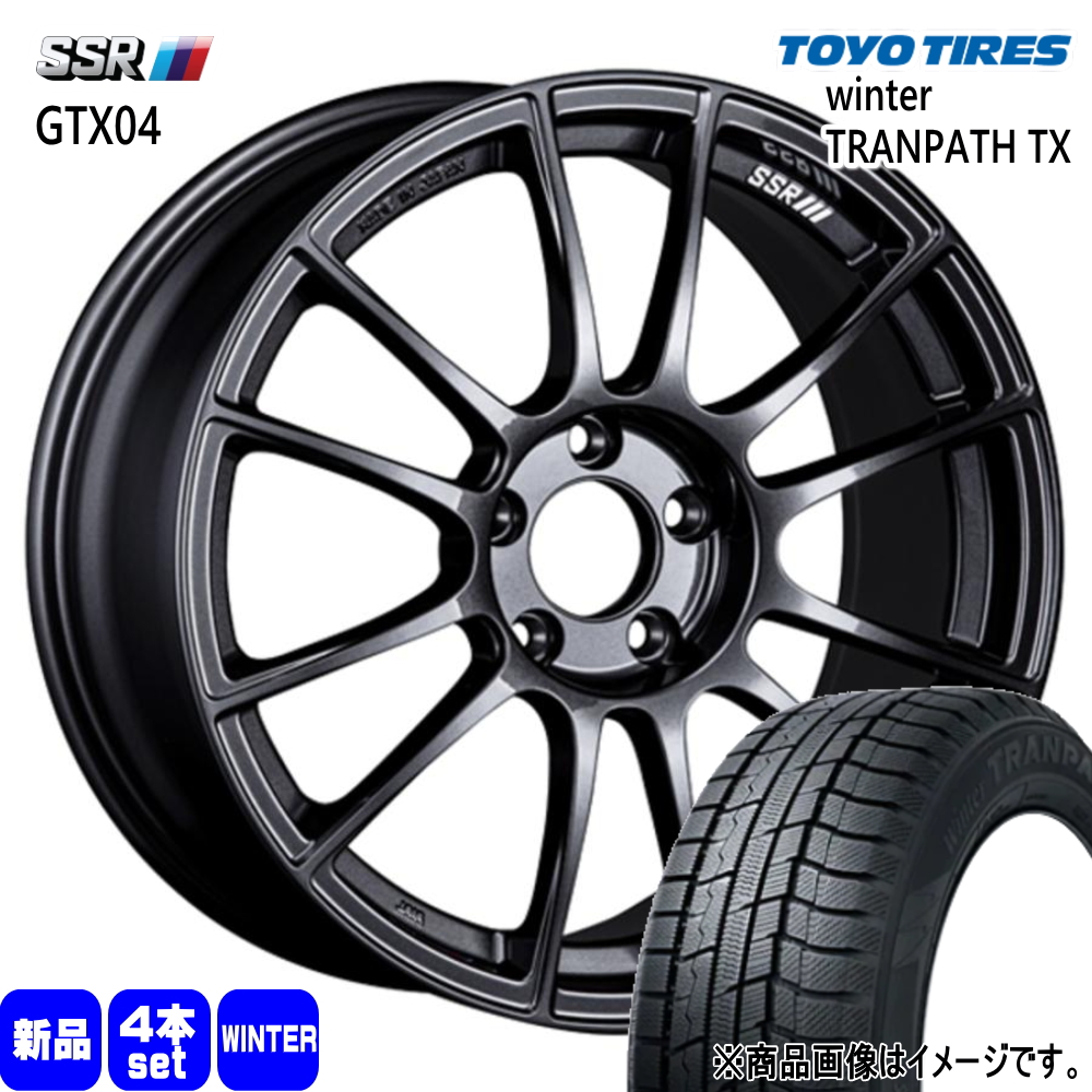 30系アルファード/デリカD5/SK系フォレスター トーヨータイヤ 225/60R17 99Q WinterTRANPATH TX 冬用 スタッドレスタイヤ GTX04 17インチ