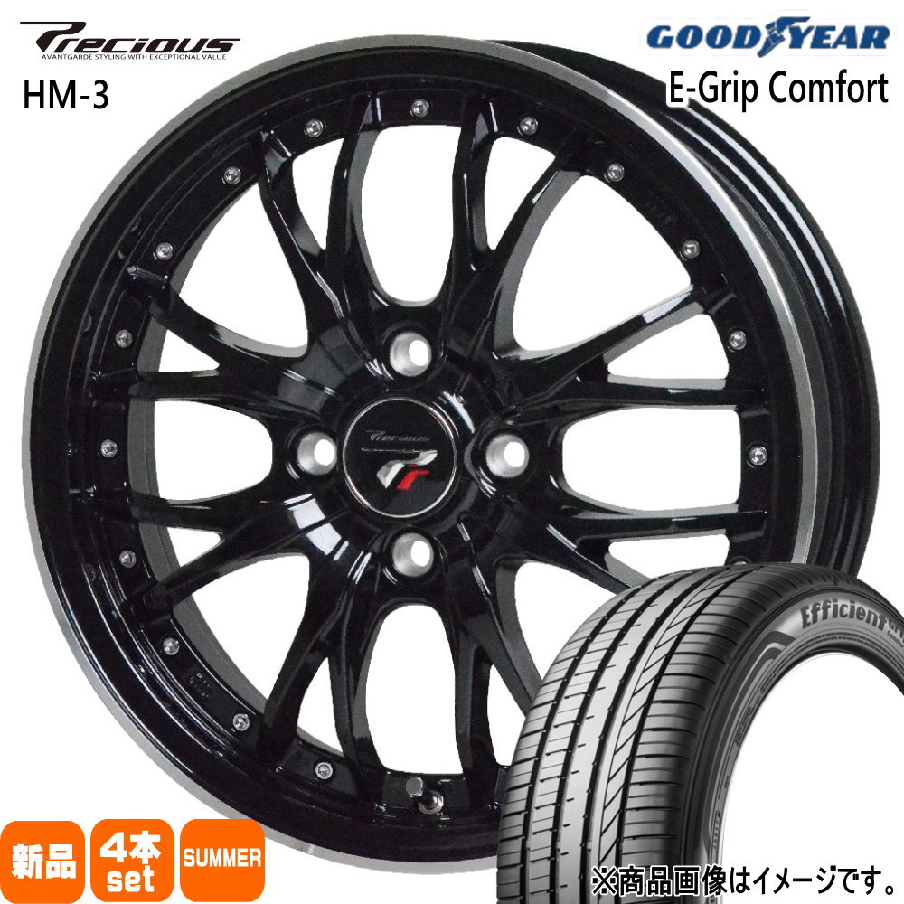 bB フィット コルト etc  グッドイヤー 205/40R17 84W XL EfficientGrip Comfort 夏用 サマータイヤ Precious HM-3 17インチ