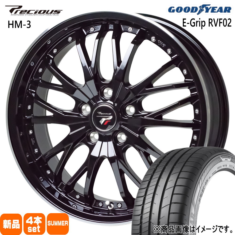 アルファード ヴェルファイア  グッドイヤー 245/40R19 98W EfficentGrip RVF02 夏用 サマータイヤ Precious HM-3 19インチ