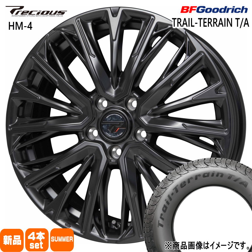 30系アルファード/T31エクストレイル BFグッドリッチ 225/60R17 99H TRAIL-TERRAIN T/A 夏用 サマータイヤ Precious HM-4