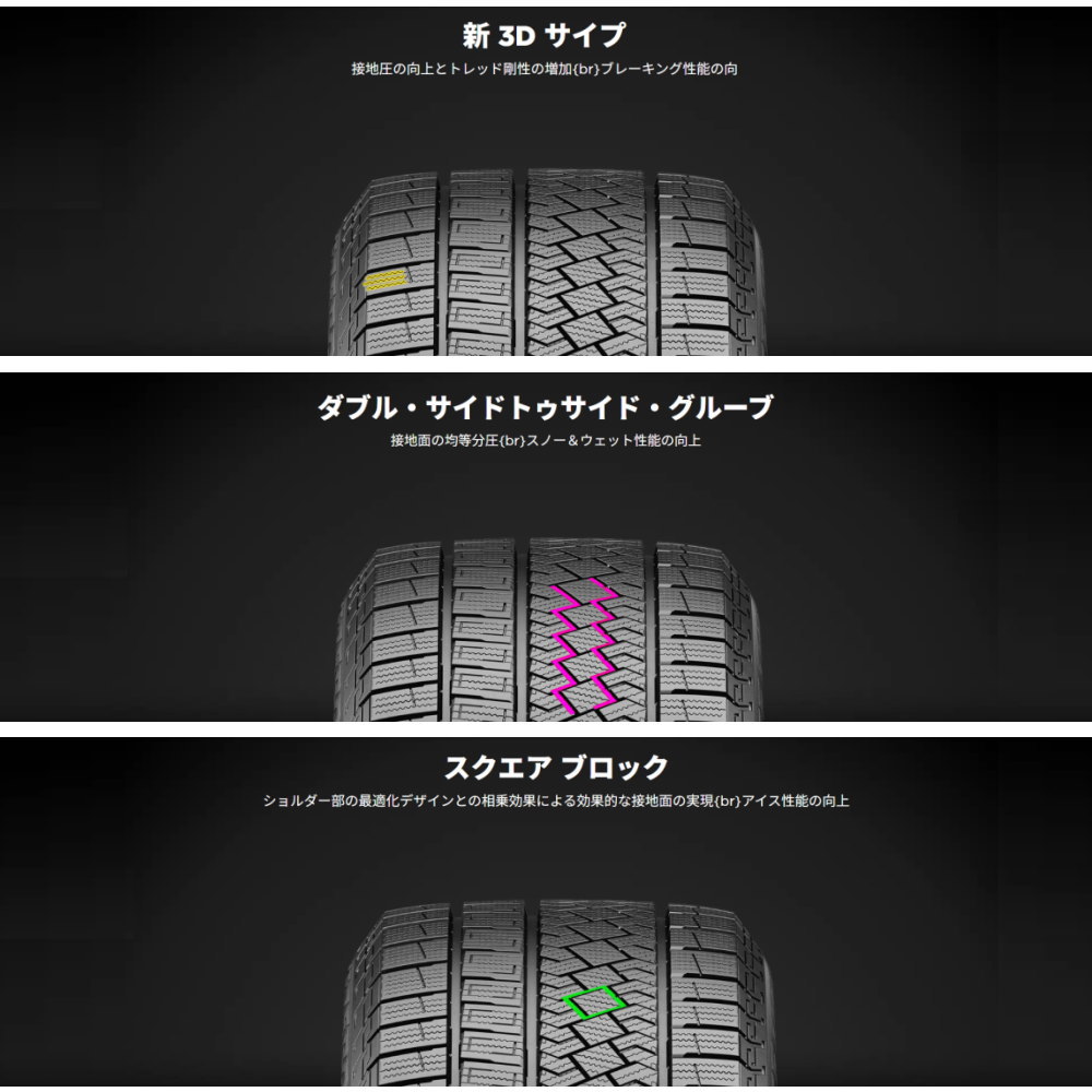 PIRELLI（ピレリ） LEXUS LBX 専用 225/55R18 102H XL ICE ZERO