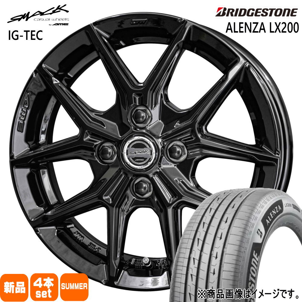 ライズ ロッキー ガソリン車 ブリヂストン 215/70R16 100H ALENZA LX200 夏用 サマータイヤ SMACK IG-TEC
