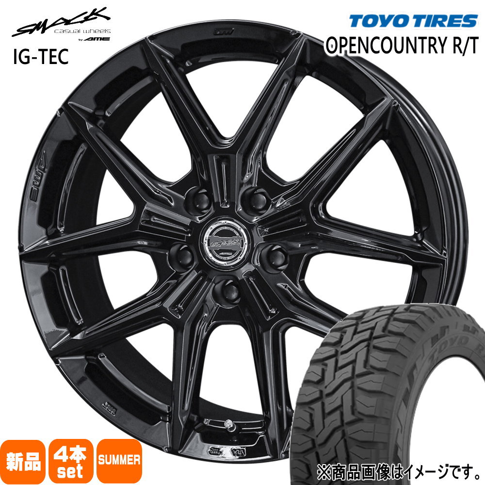 40系 アルファード ヴェルファイア 専用  トーヨータイヤ 225/65R17 102Q OPENCOUNTRY R/T 夏用 サマータイヤ SMACK IG-TEC