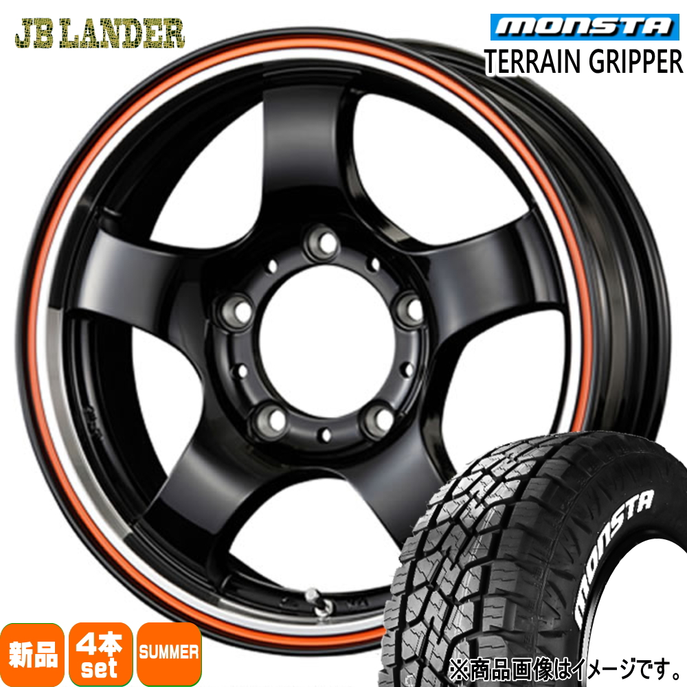 JB64 JB23 ジムニー 専用  モンスタ 215/70R16 107/105Q LT TERRAIN GRIPPER 夏用 サマータイヤ JB LANDER 16インチ