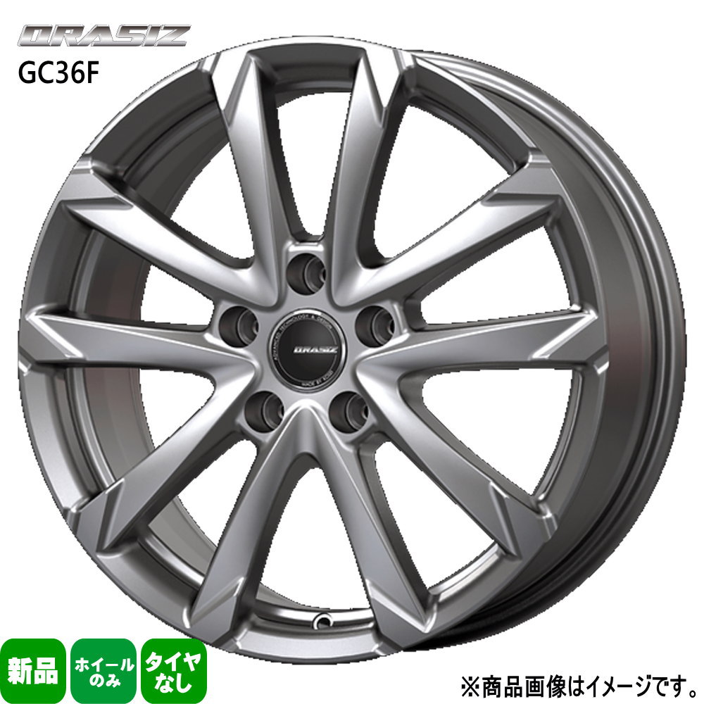 4本セット トヨタ 40系 アルファード ヴェルファイア 17×6.5J +40 5/120 QRASIZ GC36F 新品 17インチ ホイールのみ : kitgc36f bs 05 1765405120t 4p : タイヤショップ78