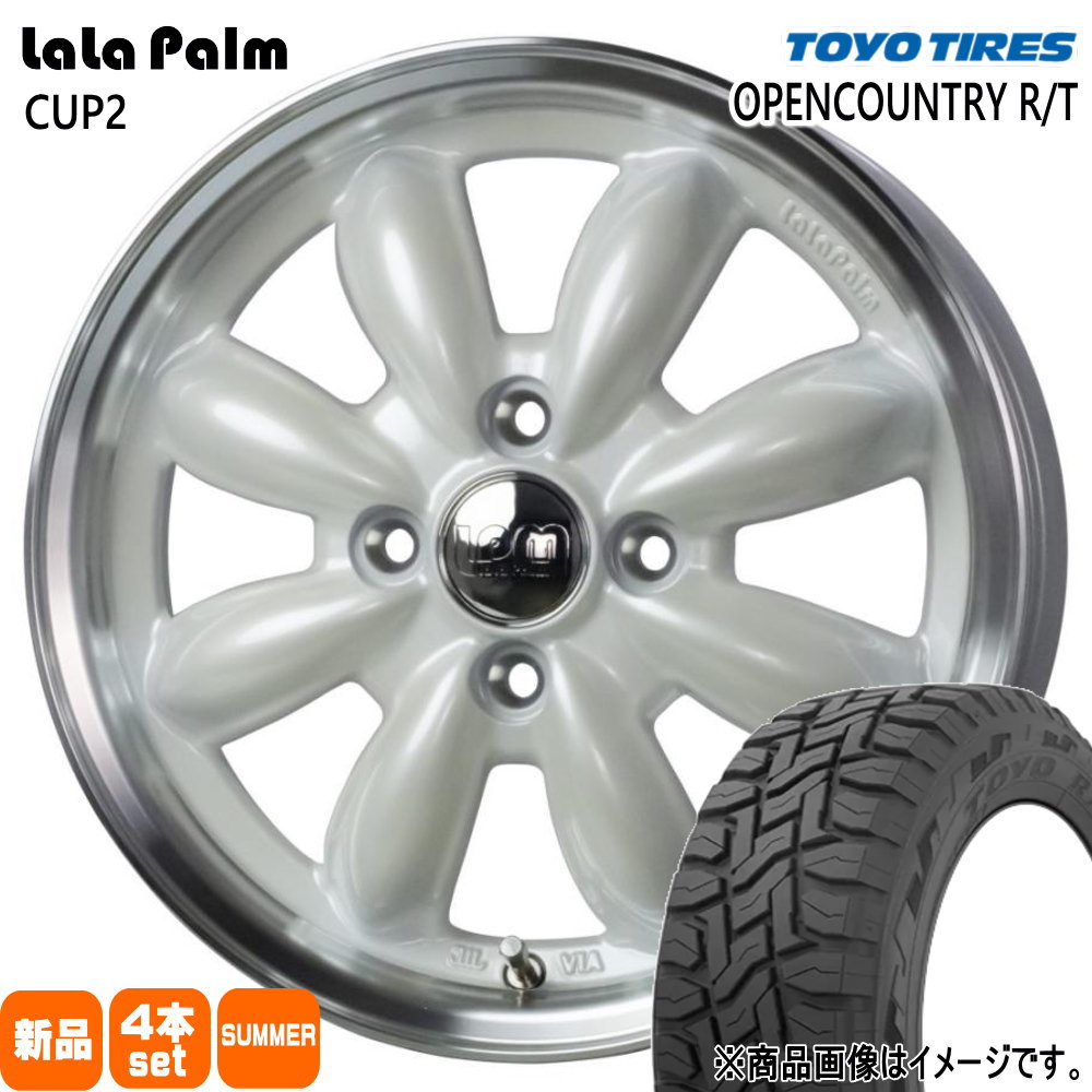 N VAN アトレー ハイゼット 軽トラ トーヨータイヤ 145/80R12 80/78N LT OPENCOUNTRY R/T 夏用 サマータイヤ LaLaPalm CUP2