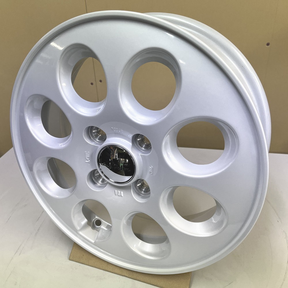 N BOX タント スペーシア デリカミニ ハイゼット グッドイヤー ICE NAVI7 155/65R14 冬タイヤ LaLa Palm OVAL 4.5J 4穴 4/100 14インチ : lpoval wh 1445454100 in7 1556514 : タイヤショップ78