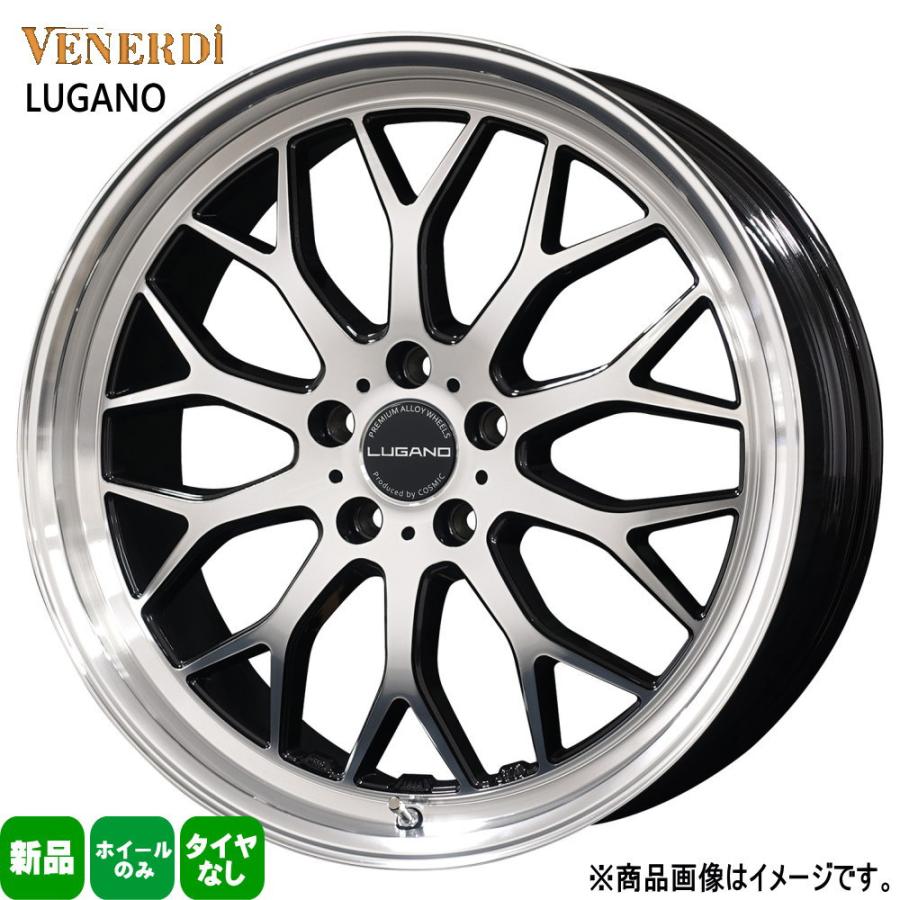 4本セット RAV4 アルファード クラウン 19 × 8.0 +38 5/114.3 COSMIC VENERDI LUGANO 新品 19インチ ホイールのみ