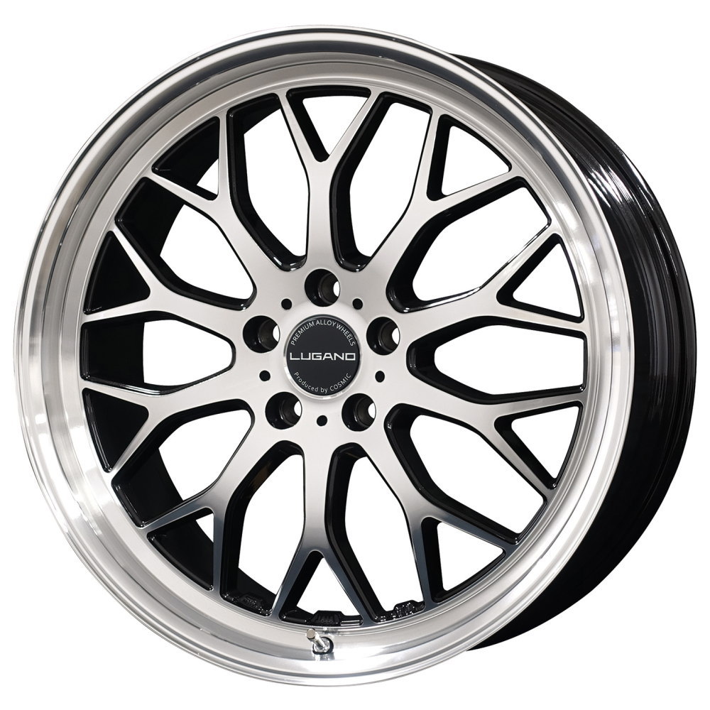 クラウン マークX  ヨコハマ 245/35R19 93W XL ADVAN NEOVA AD09 夏用 サマータイヤ VENERDI LUGANO 19インチの画像