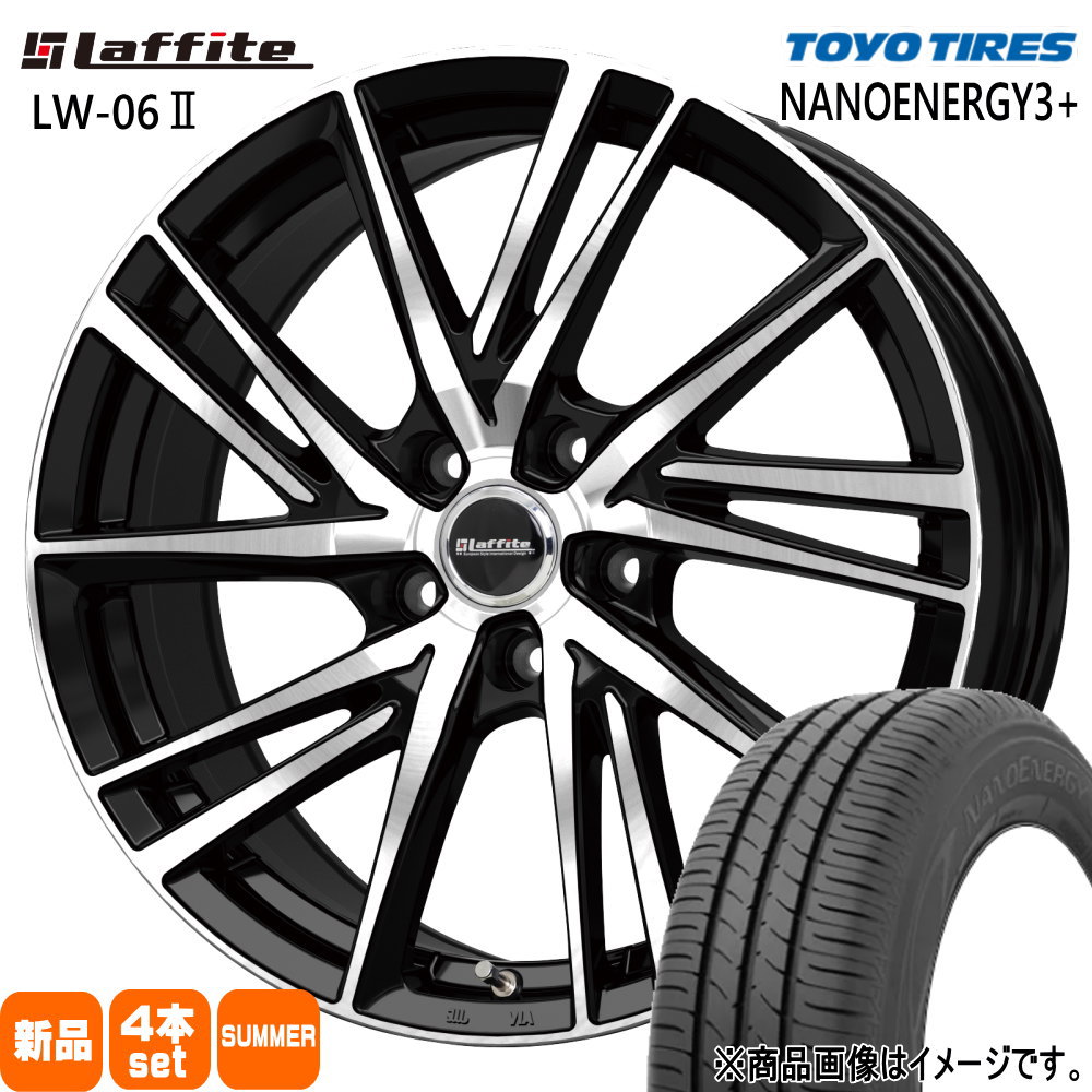 CT 30 50系 プリウス ウィッシュ トーヨータイヤ ナノエナジー3+ 195/65R15 夏タイヤ Laffite LW-06II 6.0J  5穴 5/100 15インチ : lw062-1560435100-ne03p-1956515 : タイヤショップ78 - 通販 -  Yahoo!ショッピング