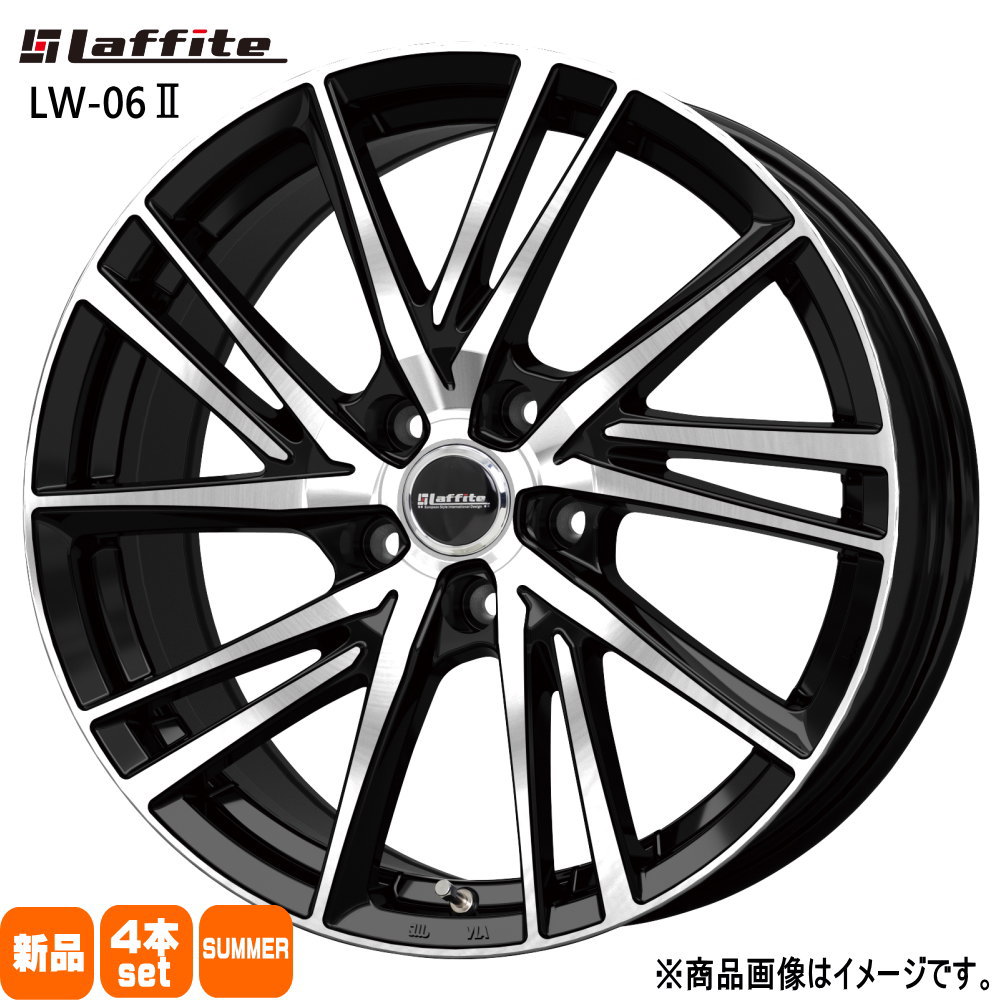 30 50系 プリウス 86 BRZ 輸入タイヤ 215/45R17 夏タイヤ Laffite LW-06II 7.0J 5穴 5/100 17インチ