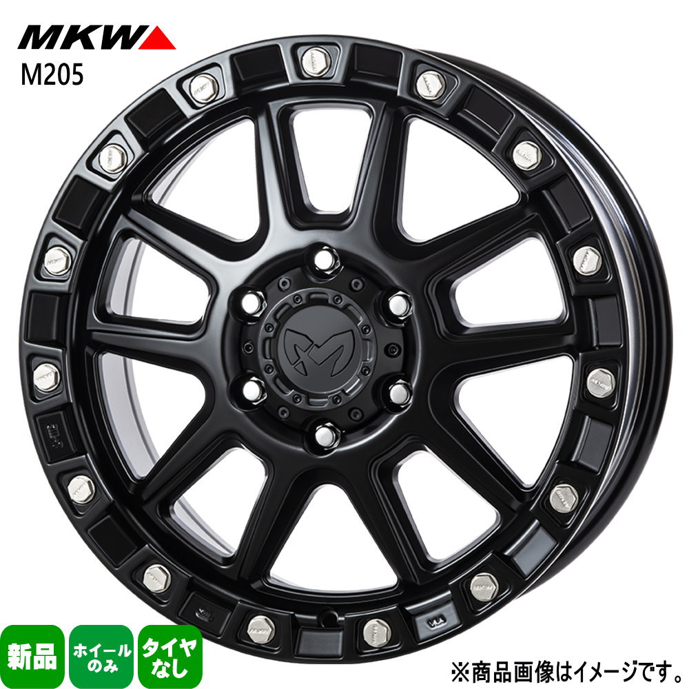 4本セット ハイラックス 特別仕様車 17 × 8.5 +0 6/139.7 TRISTAR MKW M205 新品 17インチ ホイールのみ