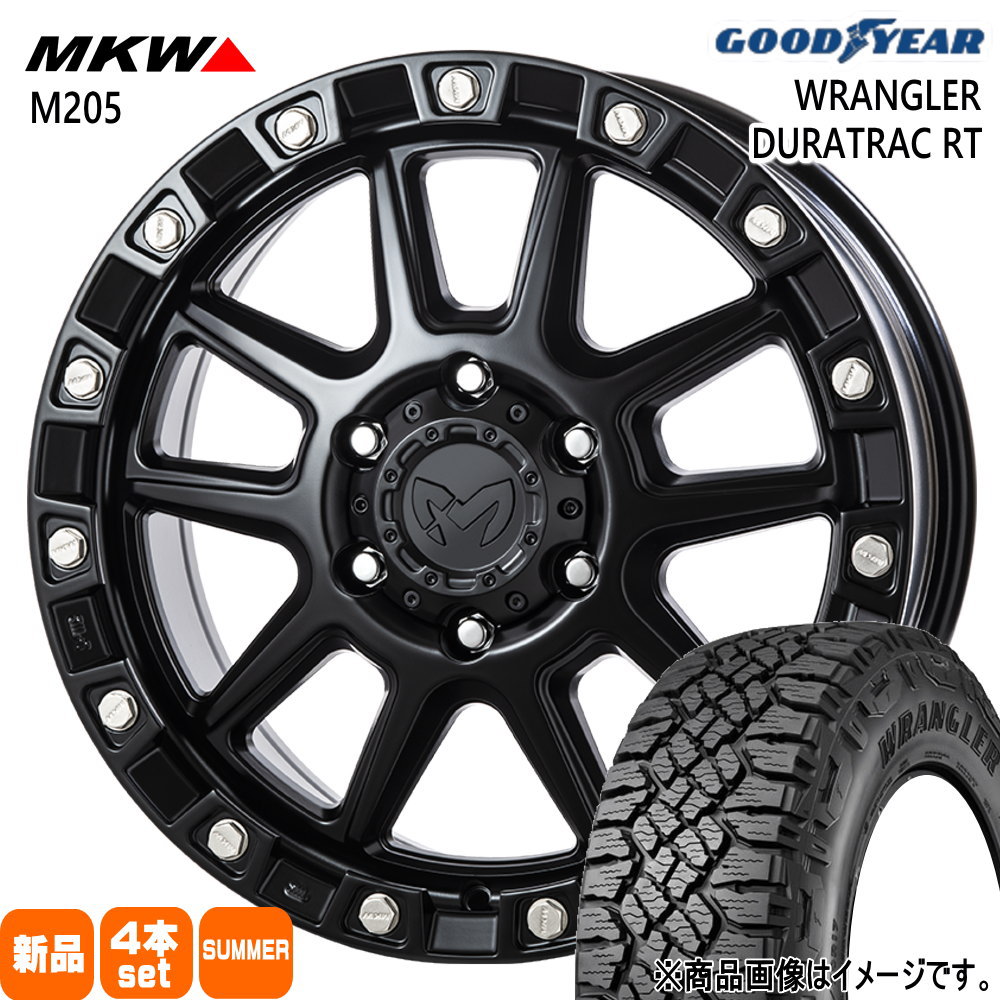 ランドクルーザープラド FJクルーザー  グッドイヤー 285/60R18 118/115S LT WRANGLER DURATRAC RT 夏用 サマータイヤ MKW M205