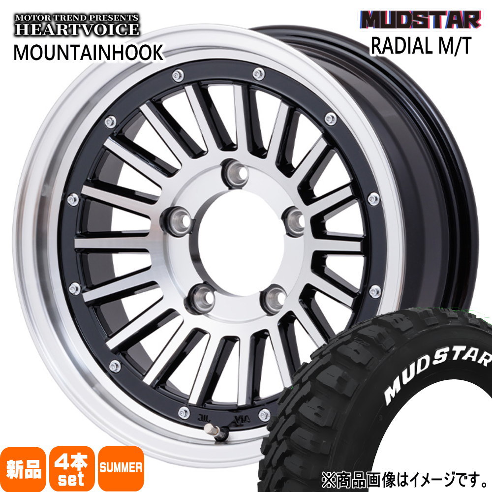 MUDSTAR - JB64 JB23 ジムニー 専用  マッドスター 215/70R16 100T RADIAL MT 夏用 朱夏タイア MOUNTAINHOOK 自動車-タイヤ、ホイール-車、バイク、自転車