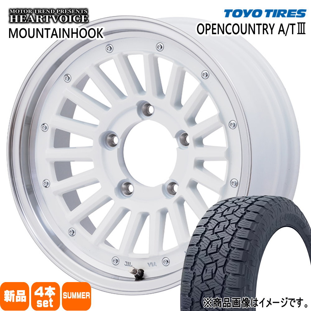 JB64 JB23 ジムニー 専用  トーヨータイヤ 225/70R16 103H OPENCOUNTRY A/T3 夏用 サマータイヤ MOUNTAINHOOK