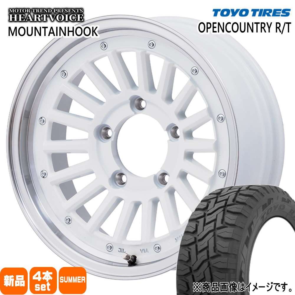 JB64 JB23 ジムニー 専用  トーヨータイヤ 215/70R16 100Q OPENCOUNTRY R/T 夏用 サマータイヤ MOUNTAINHOOK