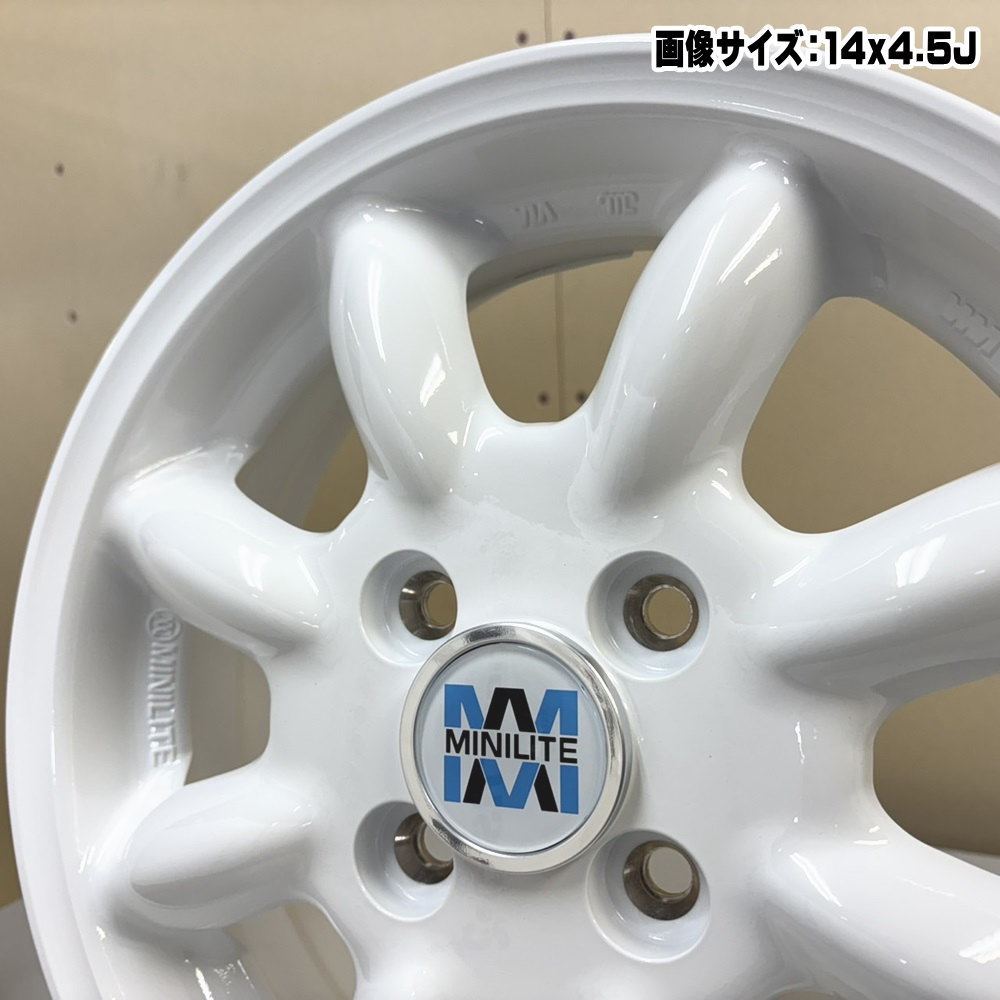楽天市場】送料無料 4本セット ホイールのみ MINILITE ミニ
