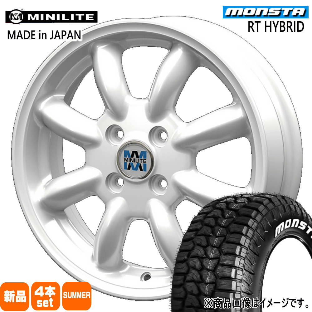 MONSTA TYRES ラパン スペーシア ミラ イース ジーノ モンスタ 155 