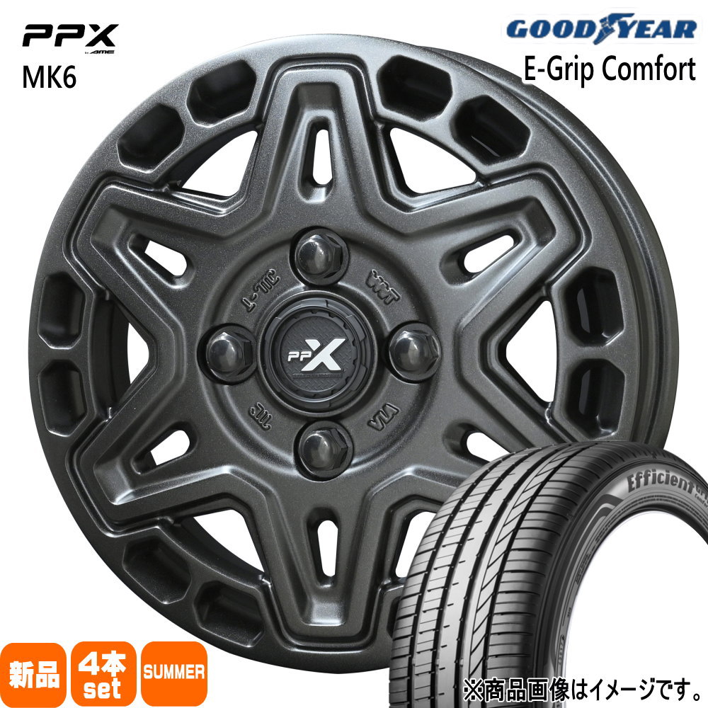 エブリィワゴン アトレー etc  グッドイヤー 165/60R14 75H EfficientGrip Comfort 夏用 サマータイヤ PPX MK6