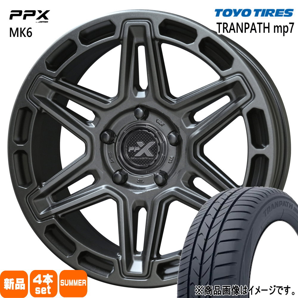 90系 ノア ヴォクシー/ジューク/フロンクス トーヨータイヤ 205/60R16  TRANPATH mp7 夏用 サマータイヤ PPX MK6