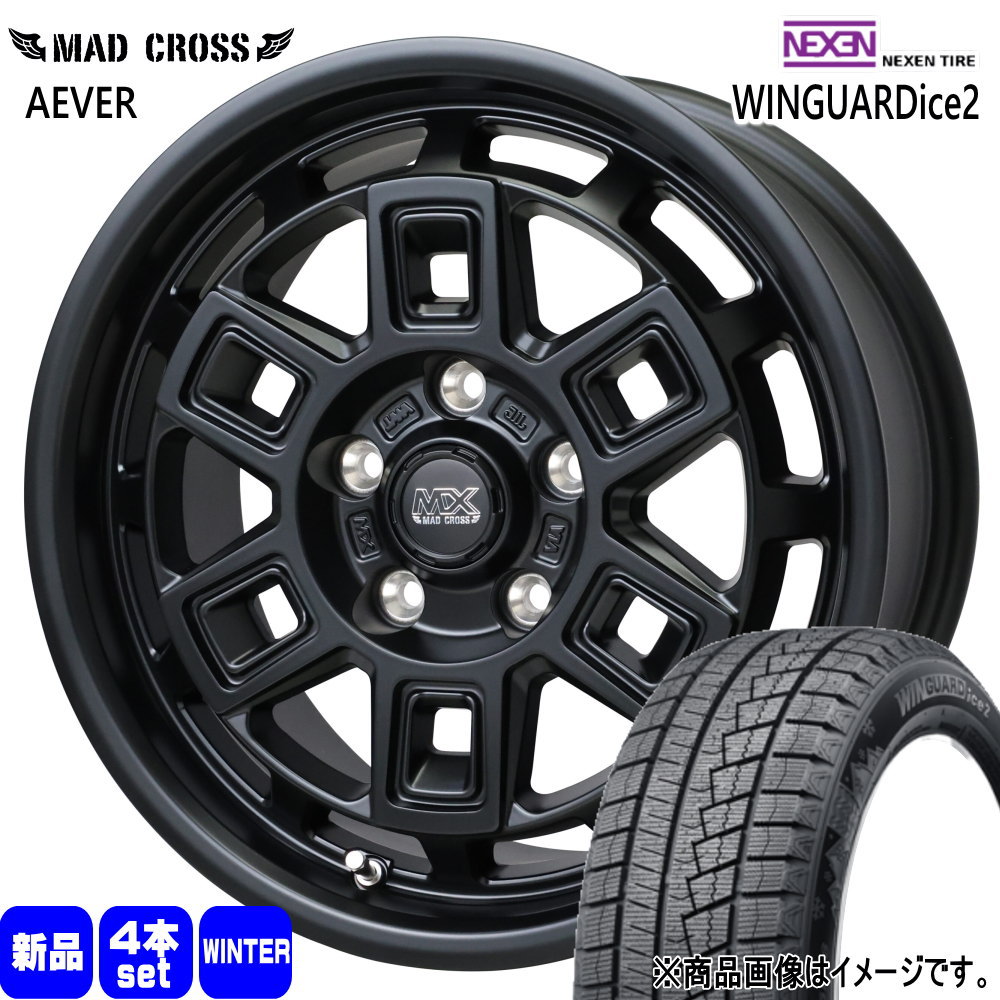 トヨタ 60系 プリウス カムリ /日産 J32ティアナ ネクセン 215/55R17 94T WINGUARDice 2 冬用 スタッドレスタイヤ MAD CROSS AEVER