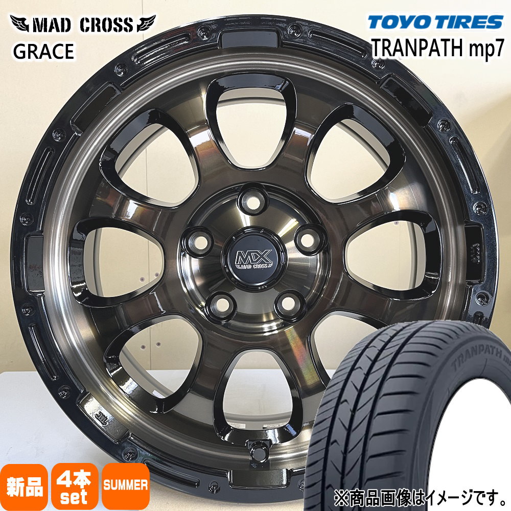 TOYO TIRES - 日産 T30 T31エクストレイル/トヨタ 20系アルファード トーヨータイヤ 215/65R16  TRANPATH mp7 夏用 朱夏タイア MAD CROSS GRACE 16in 自動車-タイヤ、ホイール