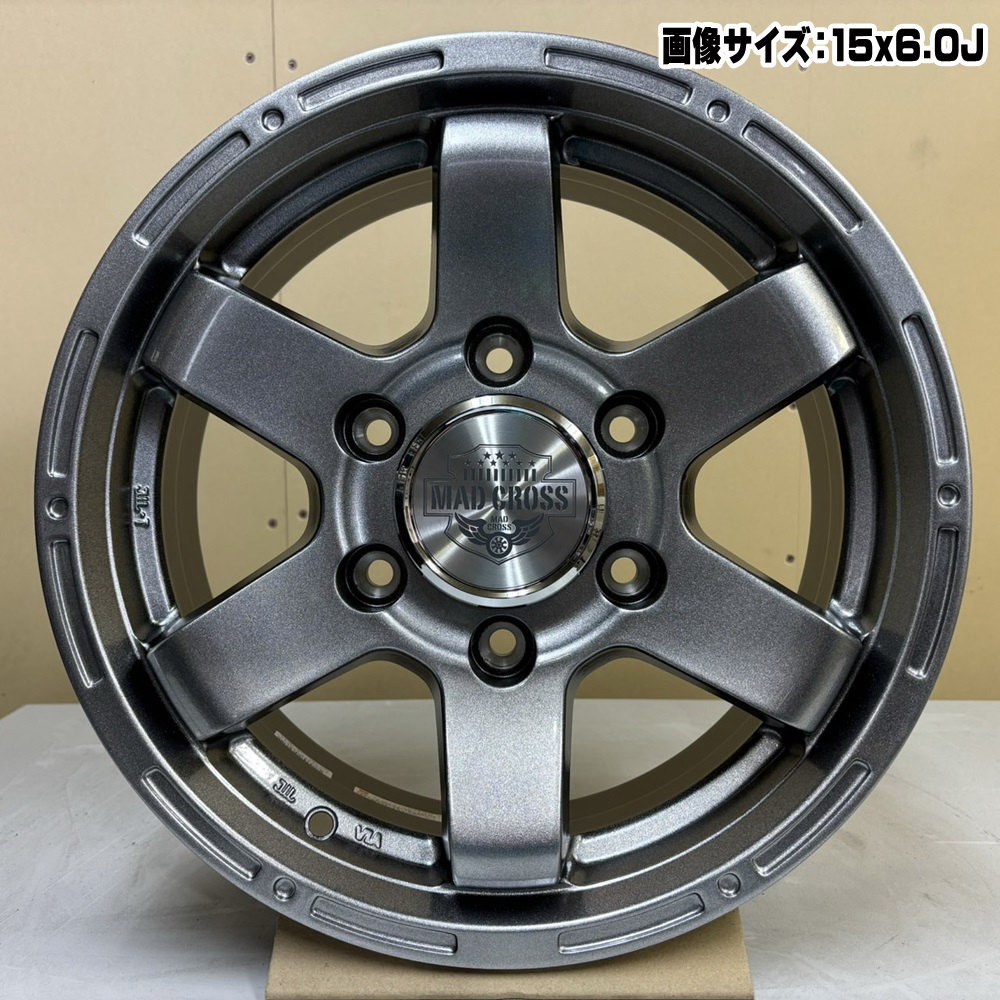 HOT STUFF 15×6.0J +33 6/139.7 MX MC-76 新品 15インチ HOT STUFF 15×6.0J +33 6/139.7 MX MC-76 新品 15インチ