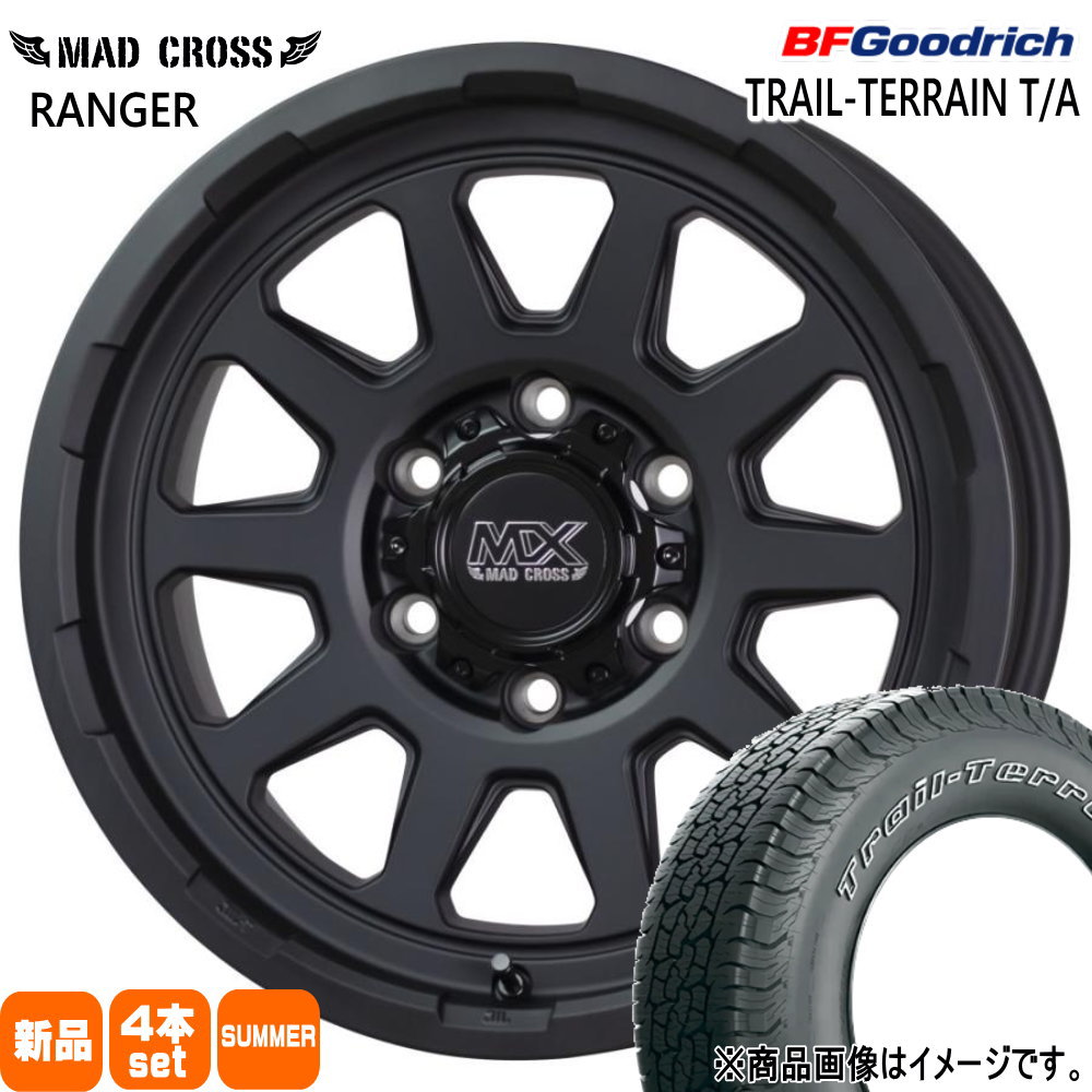 トヨタ ハイラックス プラド  BFグッドリッチ 265/60R18 110T TRAIL-TERRAIN T/A 夏用 サマータイヤ MAD CROSS RANGER