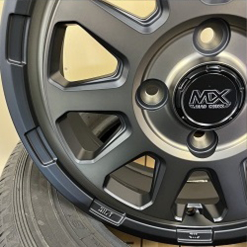 軽自動車 ハスラー デリカミニ4WD ハイゼット アゲトラ ダンロップ 165/60R15 77H SYNCHRO WEATHER 夏冬兼用 オールシーズンタイヤ MAD CROSS RANGERの画像