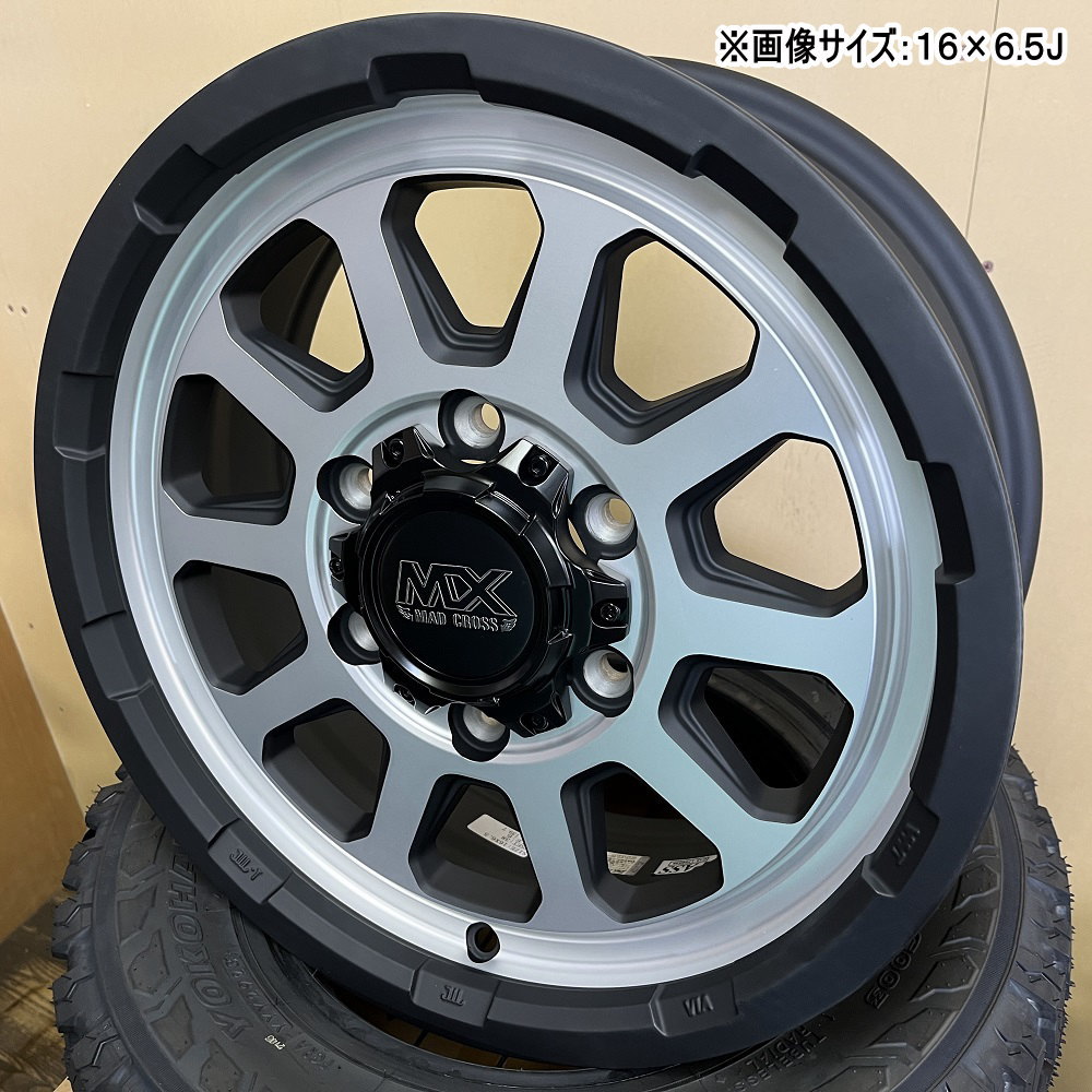 200系 ハイエース 専用  ヨコハマ 215/65R16 96S RADIAL 360 STEEL Y360 夏用 サマータイヤ MAD CROSS RANGERの画像