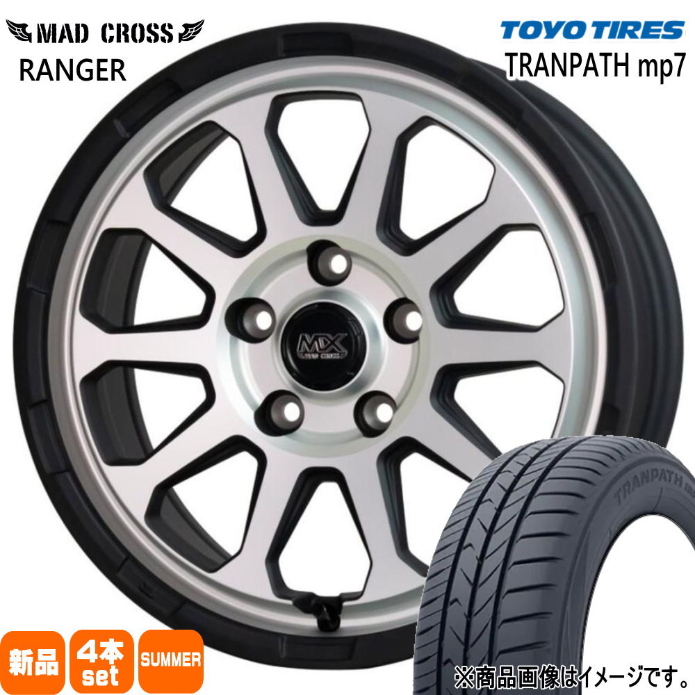 トヨタ 90系 ノア ヴォクシー/日産 ジューク トーヨータイヤ 205/60R16  TRANPATH mp7 夏用 サマータイヤ MAD CROSS RANGER