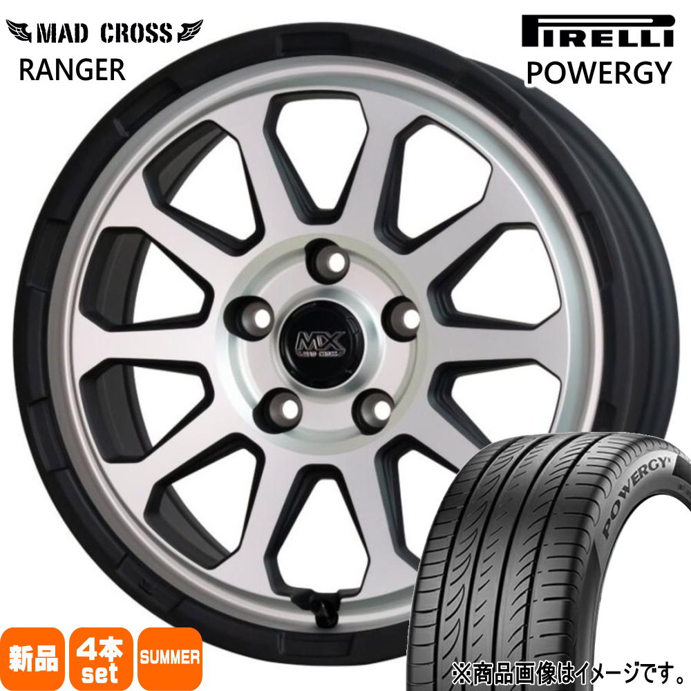 T30/T31エクストレイル /20系ヴェルファイア ピレリ 215/60R17 96H POWERGY 夏用 サマータイヤ MAD CROSS RANGER