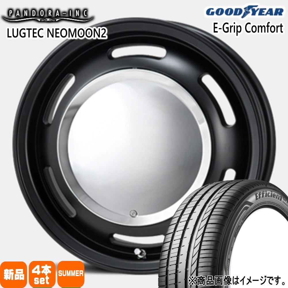 ゼスト AZワゴン パレット etc  グッドイヤー 165/55R14 72V EfficientGrip Comfort 夏用 サマータイヤ LUGTEC NEO MOON2