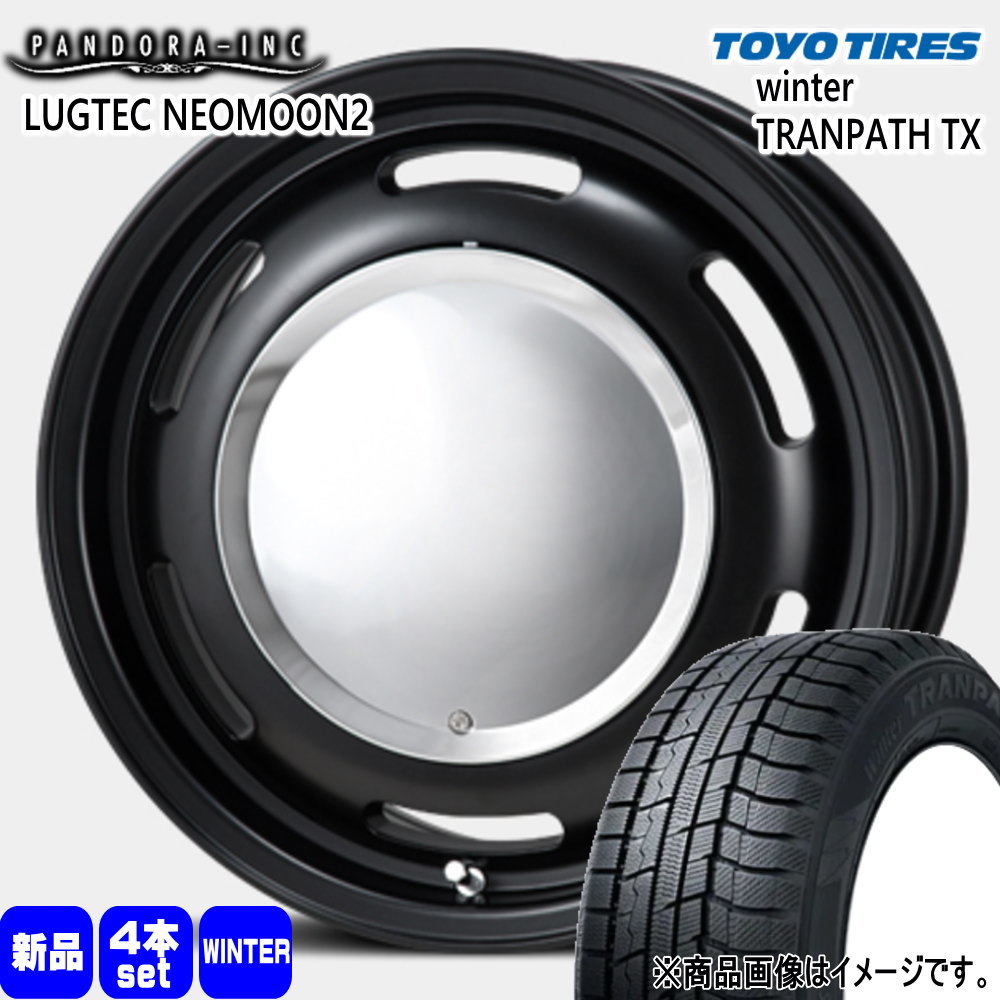 MAZDA2 デミオ K10アクア E12ノート トーヨータイヤ 185/65R15 88Q WinterTRANPATH TX 冬用 スタッドレスタイヤ LUGTEC NEO MOON2