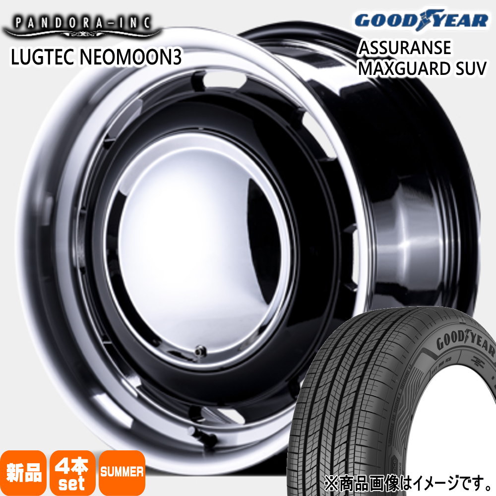 200系 ハイエース 専用  グッドイヤー 215/65R16 98H ASSURANCE MAXGUARD SUV 夏用 サマータイヤ LUGTEC NEO MOON3