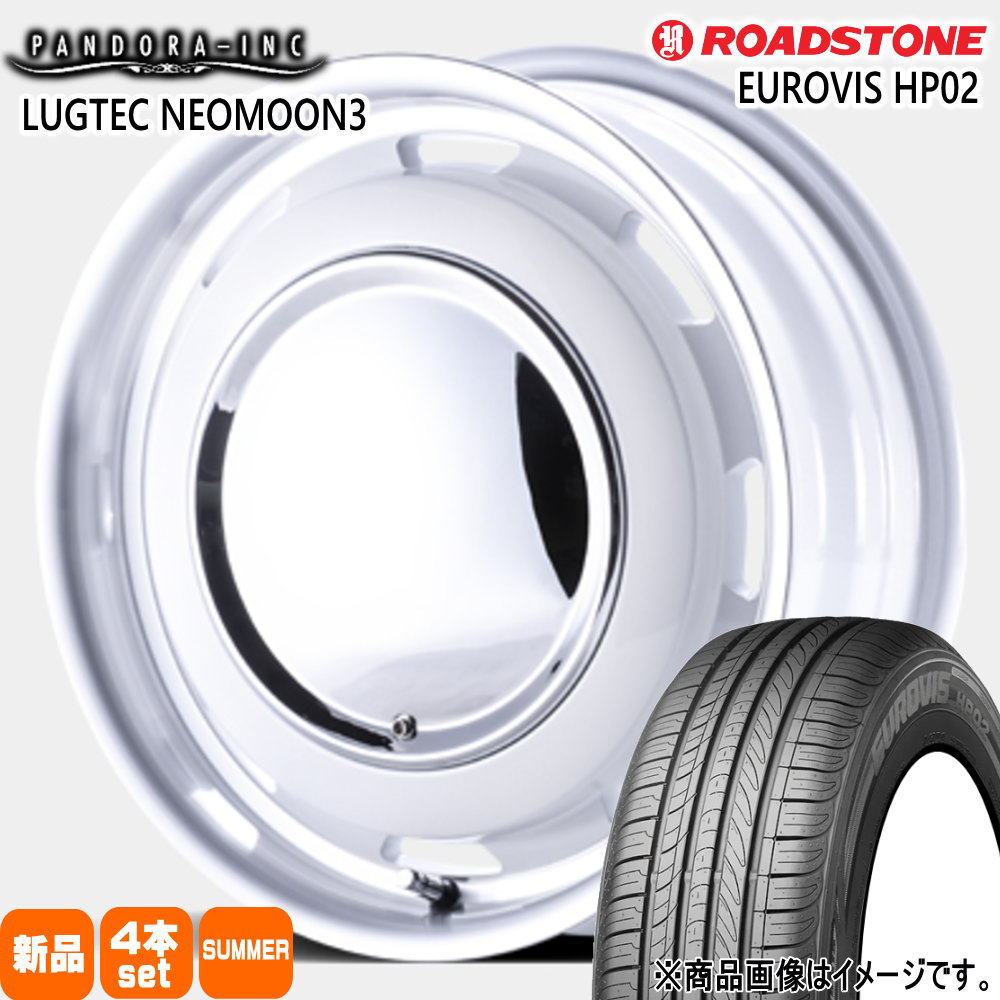 タフト ハスラー デリカミニ4WD アトレー ロードストーン 165/65R15 81H EUROVIS HP02 夏用 サマータイヤ LUGTEC NEO MOON3