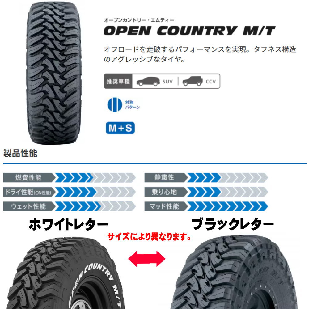 JB64 JB23 ジムニー 専用  トーヨータイヤ 225/75R16 103/100Q LT OPENCOUNTRY M/T 夏用 サマータイヤ MOUNTAINHOOKの画像