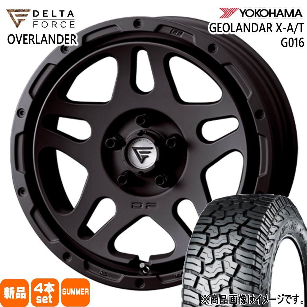 ヨコハマタイヤ - エクストレイル T30/31 デリカD5  215/70R16 100/97Q LT ヨコハマ GEOLANDAR G016 夏用 炎節タイア DF OVERLANDER