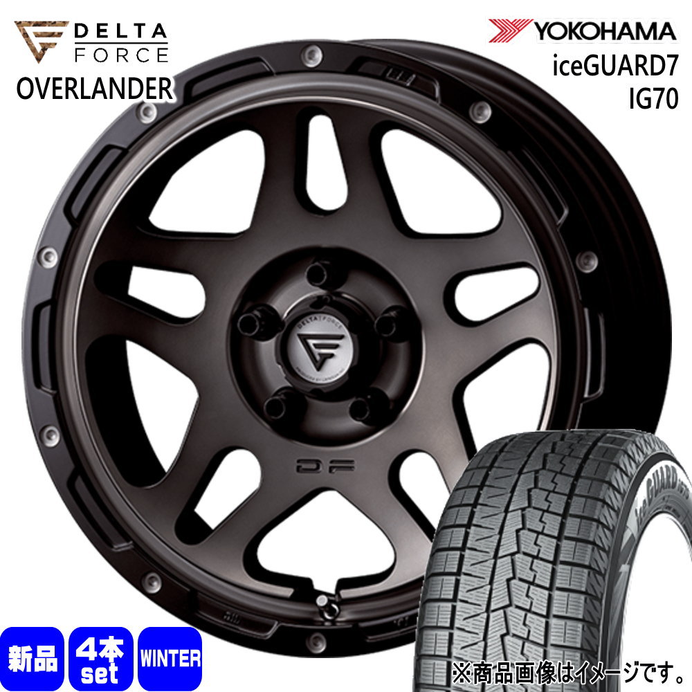 ヨコハマタイヤ - 30系アルファード/T31エクストレイル 225/60R17 99Q ヨコハマ iceGUARD7 IG70 冬用 スタッドレスタイヤ DF OVERLANDER