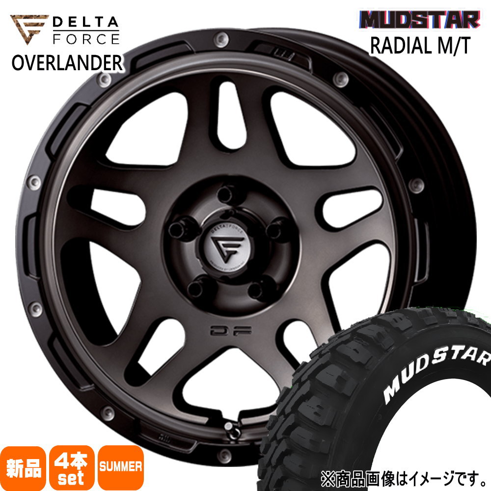 MUDSTAR - エクストレイル T30/31 デリカD5  215/70R16 100T マッドスター RADIAL MT 夏用 炎節タイア DF OVERLANDER