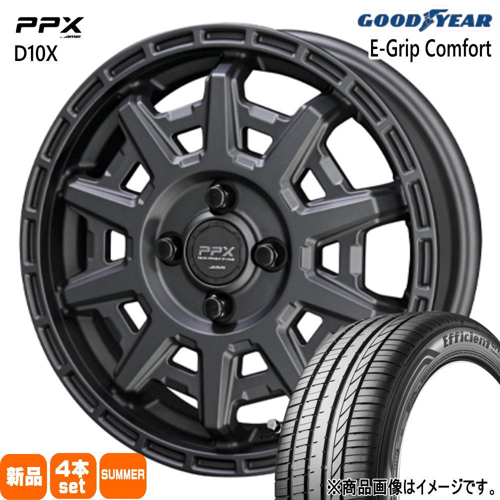 N BOX ウェイク スペーシア デリカミニ グッドイヤー 155/65R14 75H EfficientGrip Comfort 夏用 サマータイヤ PPX D10X 14インチ