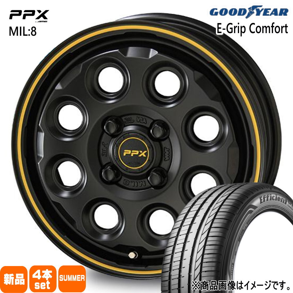 エブリィワゴン アトレー etc  グッドイヤー 165/60R14 75H EfficientGrip Comfort 夏用 サマータイヤ PPX MIL:8 14インチ