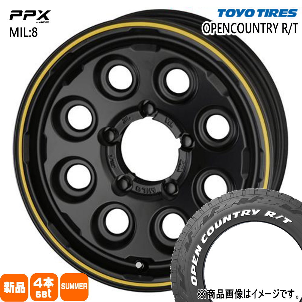 OPEN COUNTRY - JB64 JB23 ジムニー 専用  トーヨータイヤ 235/70R16 106Q OPENCOUNTRY R/T 夏用 炎節タイア PPX MIL:8 16in