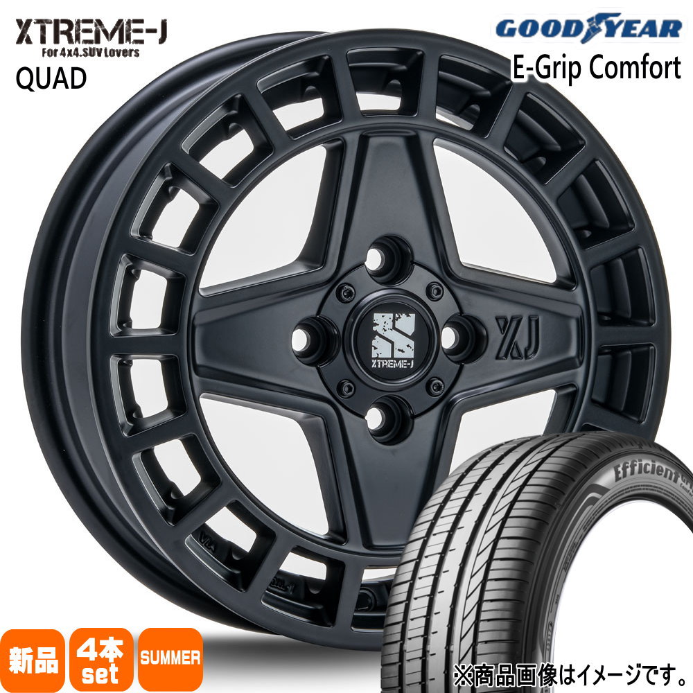 軽自動車 ライフ ミラ ラパン  グッドイヤー 155/55R14 69V EfficientGrip Comfort 夏用 サマータイヤ XTREME-J QUAD