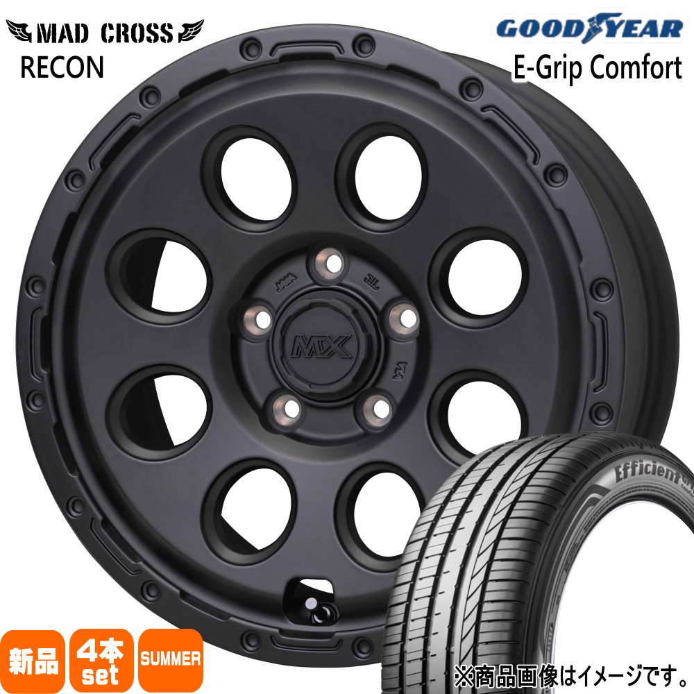 120系 ラクティス  グッドイヤー 175/65R15 84H EfficientGrip Comfort 夏用 サマータイヤ MAD CROSS RECON