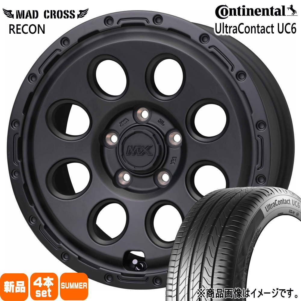CX-3 WR-V ヴェゼル ヤリスクロス  コンチネンタル 215/55R17 94V  UltraContact UC6 夏用 サマータイヤ MAD CROSS RECON