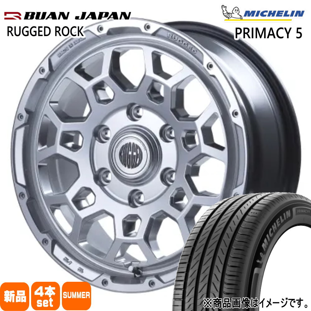 200系 ハイエース 専用  ミシュラン 215/65R16 102V XL RIMACY 5 夏用 サマータイヤ RUGGED ROCK