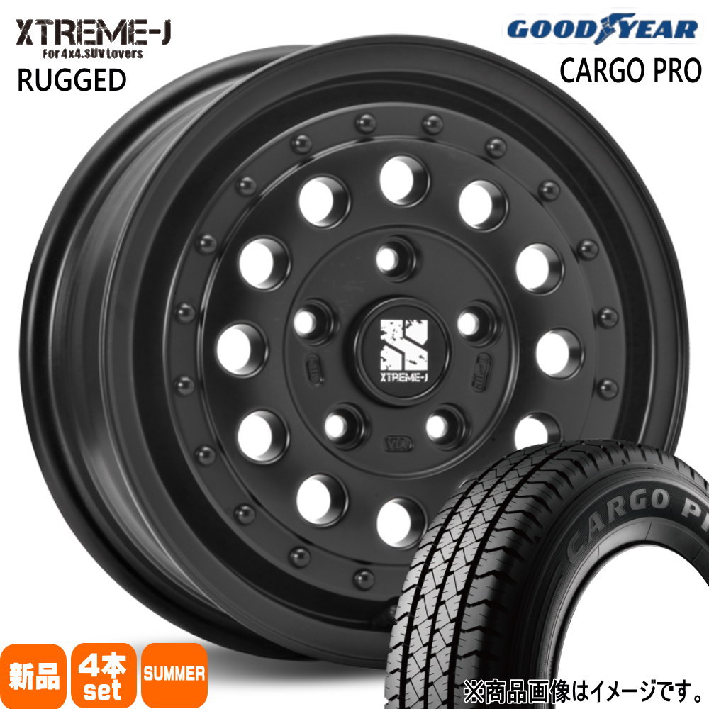 トヨタ タウンエーストラック S403/S413  グッドイヤー 175/80R14 99/98N LT CARGO PRO 夏用 サマータイヤ XTREME-J RUGGED 14インチ