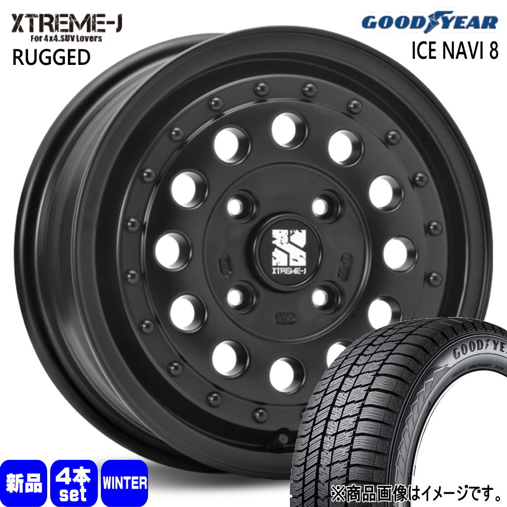 スズキ イグニス クロスビー グッドイヤー 175/70R14 84Q ICE NAVI 8 冬用 スタッドレスタイヤ XTREME-J RUGGED 14インチ
